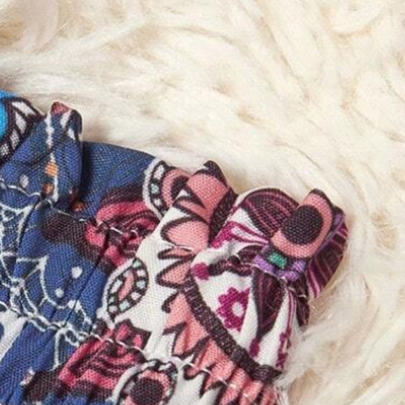 Mittoshop Paisley Patchwork Print Satin Maxi Skirt